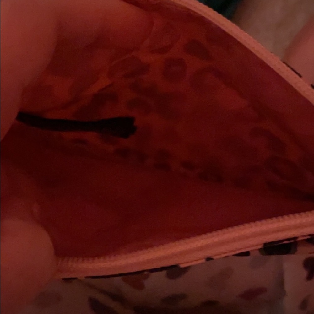 Pink Cheetah Print Makeup/Cosmetic Bag View 5